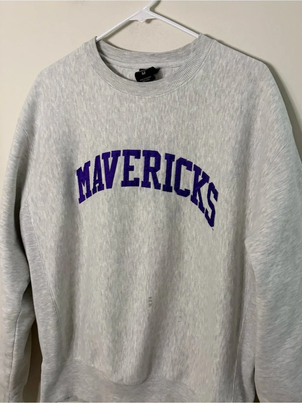 Minnesota State University Mankato Adult Sweatshirt Grey Crewneck College Retro